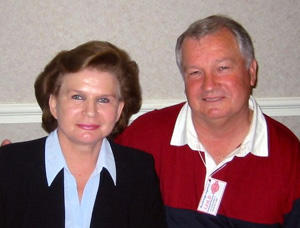 Colin Burgess with Russian astronaut Valentina Tereshkova